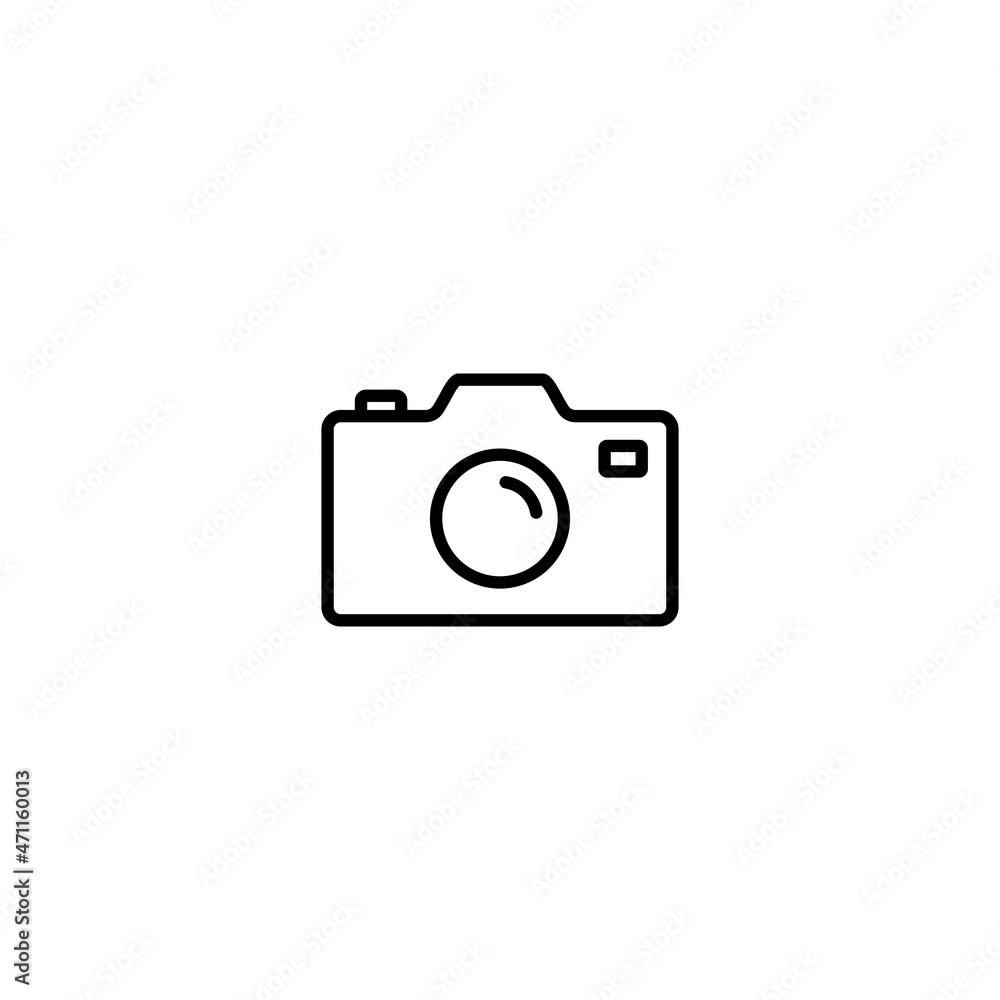 Camera icon, camera sign vector