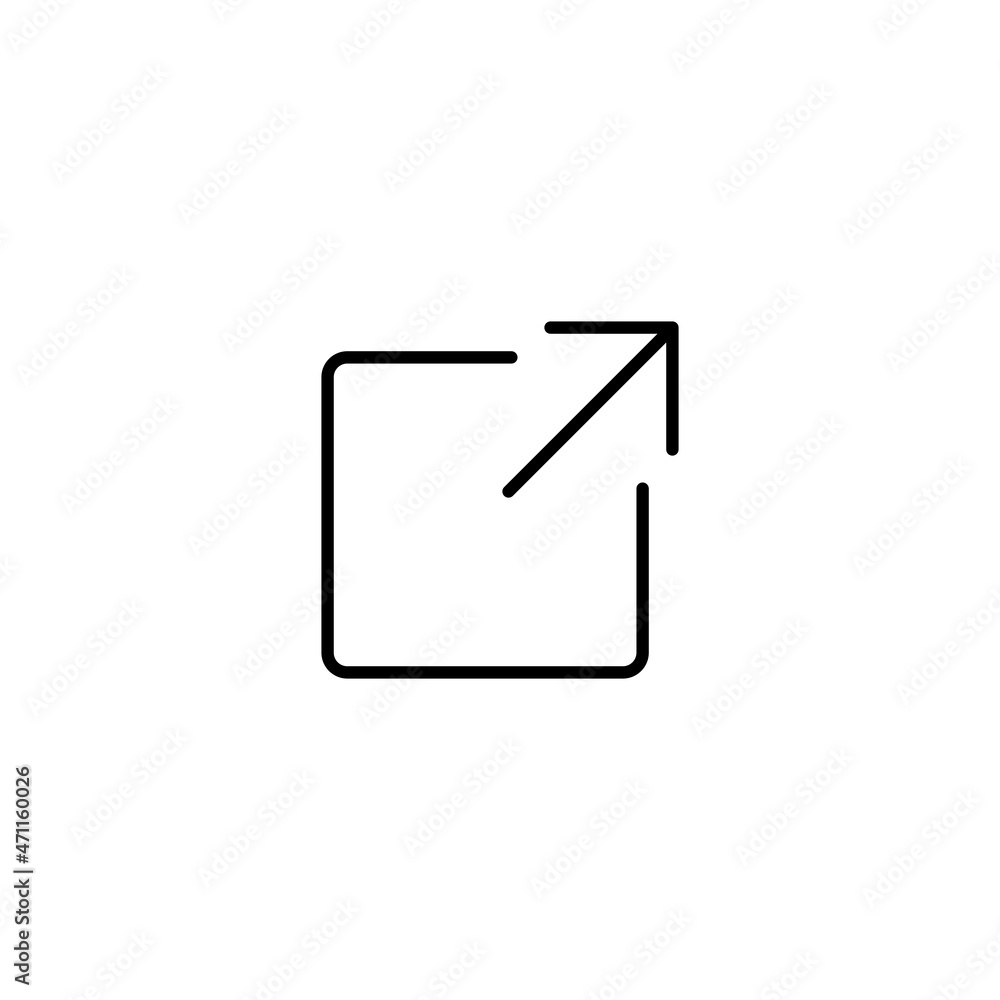 external link icon, external link sign vector external link icon, external link sign vector