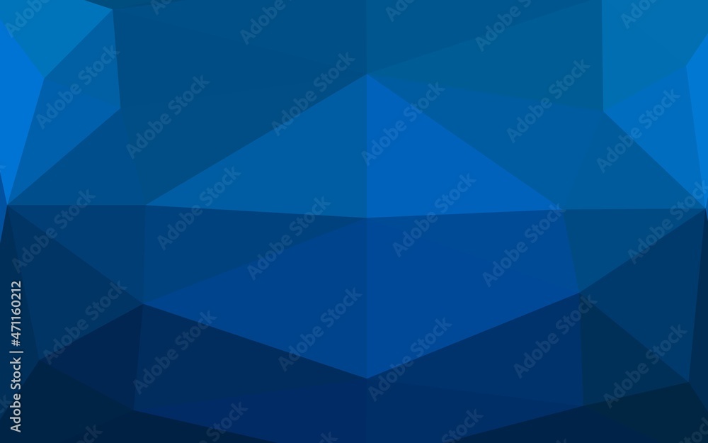 Light BLUE vector low poly cover. Light BLUE vector low poly cover.