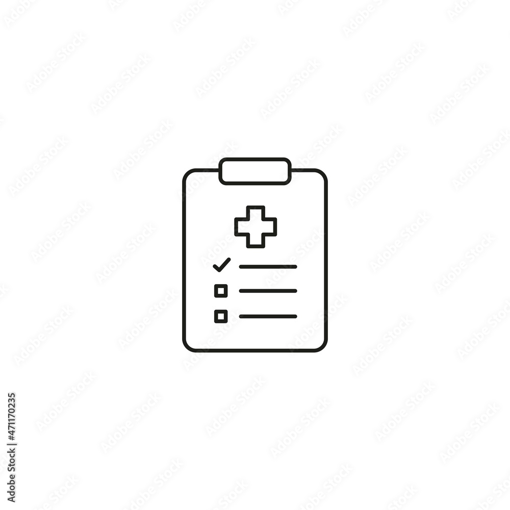 medical check up icon line style graphic design vector medical check up icon line style graphic design vector