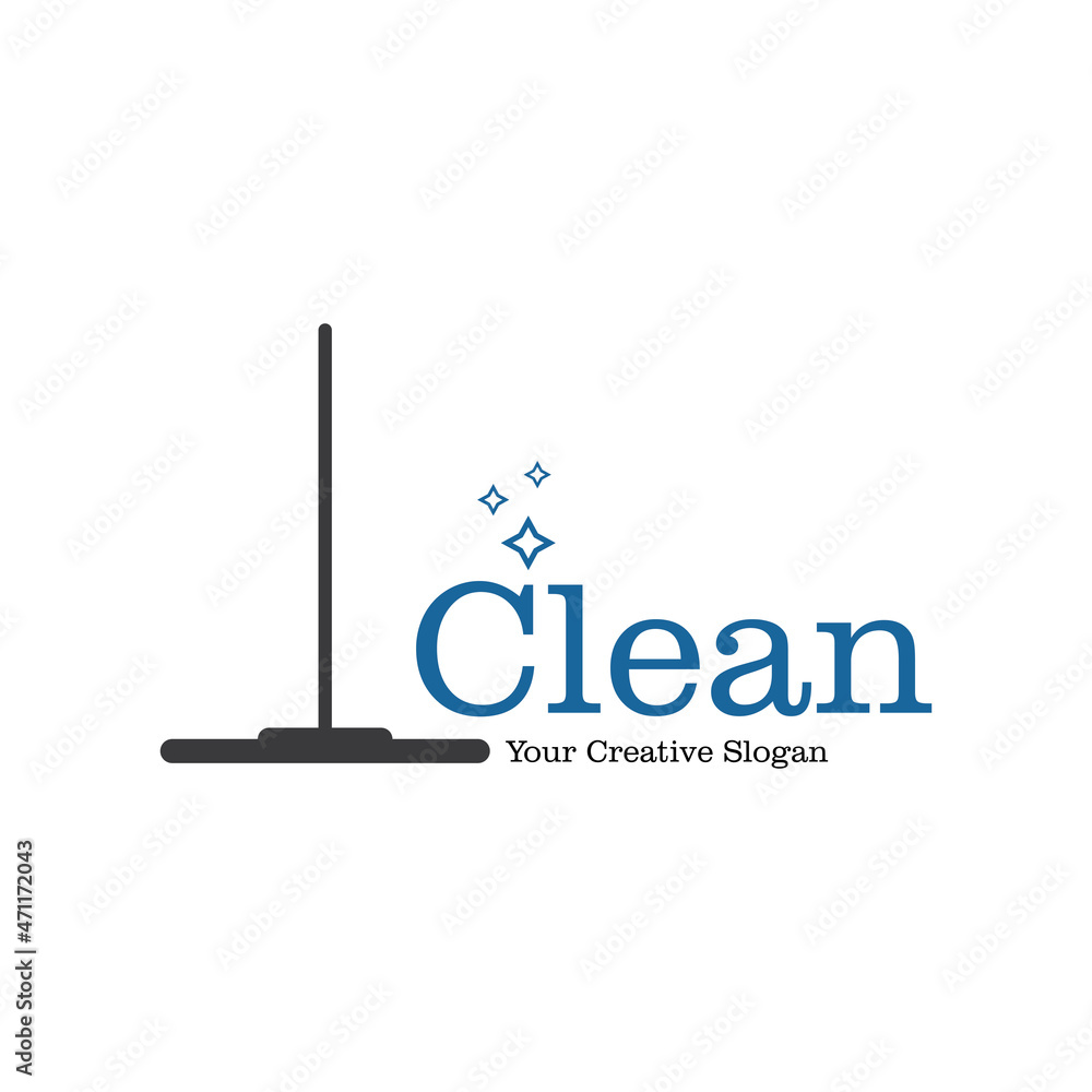 Cleaning logo and symbol ilustration vector template Cleaning logo and symbol ilustration vector template