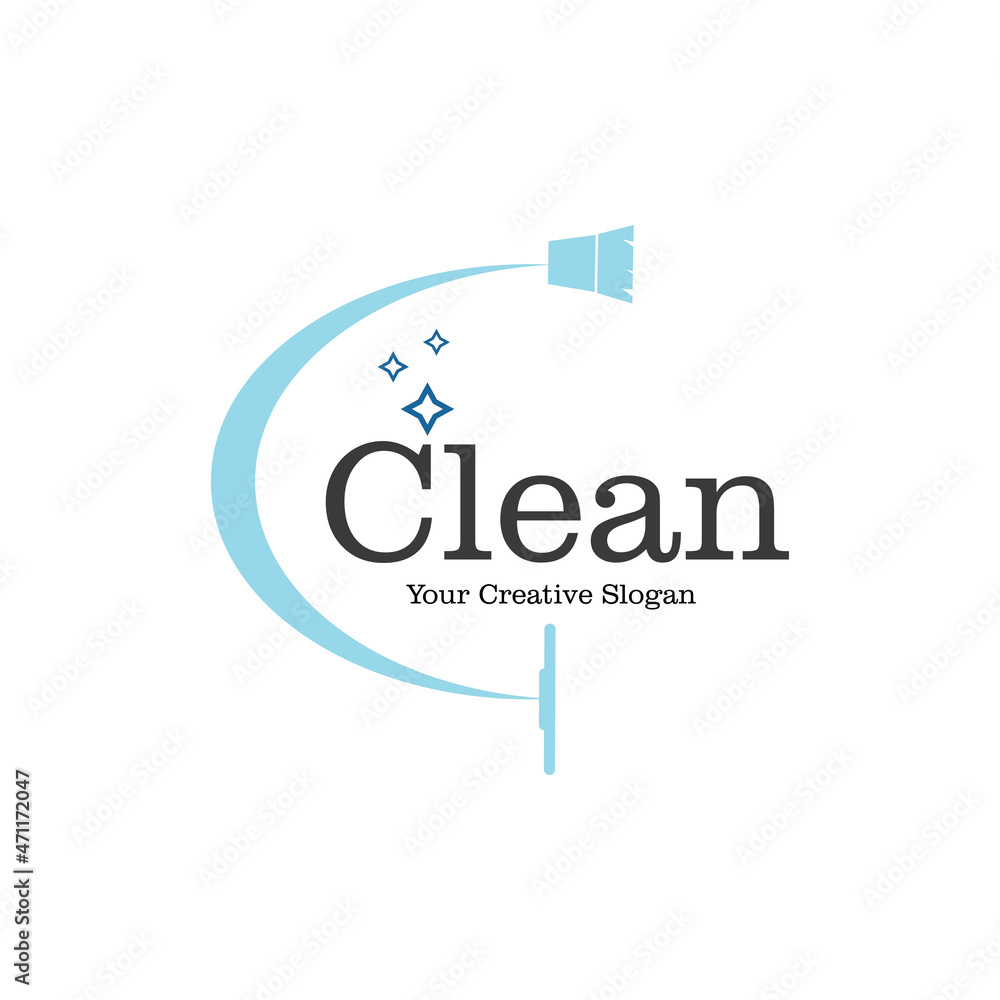 Cleaning logo and symbol ilustration vector template Cleaning logo and symbol ilustration vector template