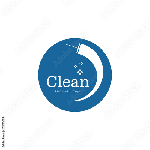 Wallpaper Mural Cleaning logo and symbol ilustration vector template Torontodigital.ca