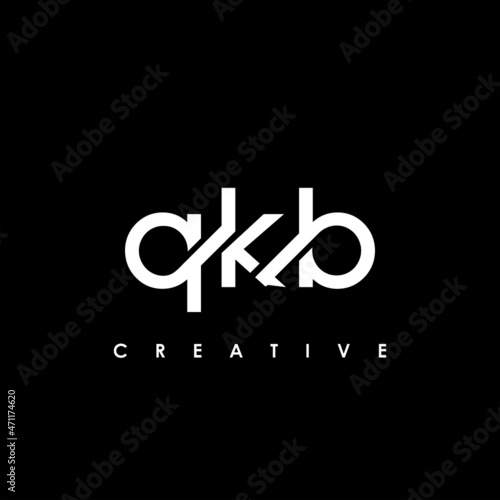 QKB Letter Initial Logo Design Template Vector Illustration