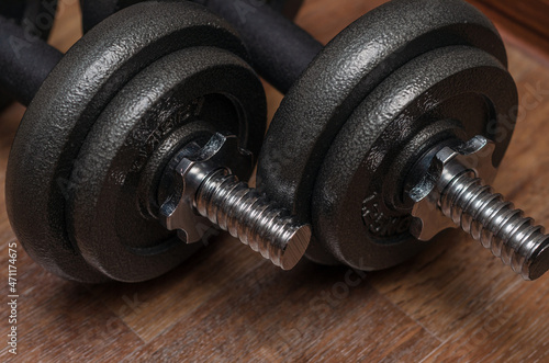 iron dumbbells for home sports