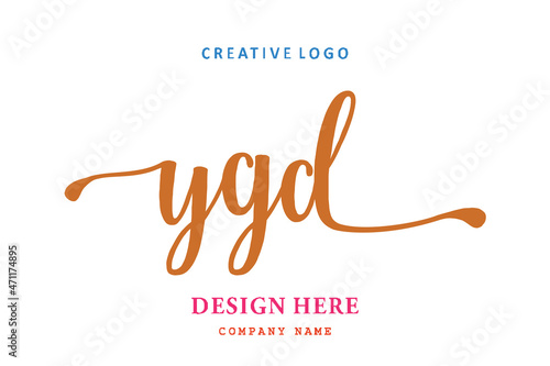 YGD lettering logo is simple, easy to understand and authoritative