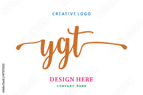 YGT lettering logo is simple, easy to understand and authoritative