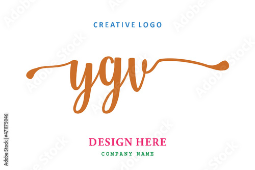 YGV lettering logo is simple, easy to understand and authoritative