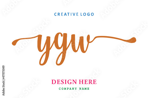 YGW lettering logo is simple, easy to understand and authoritative