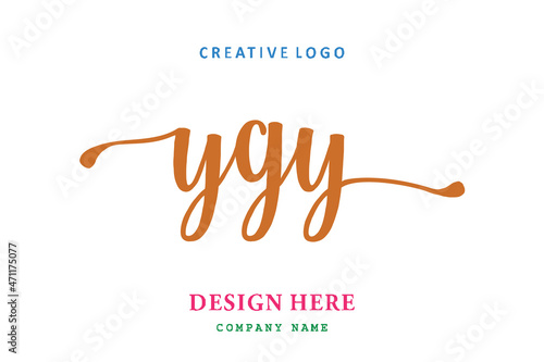 YGY lettering logo is simple, easy to understand and authoritative