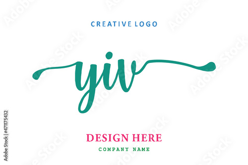 YIV lettering logo is simple, easy to understand and authoritative