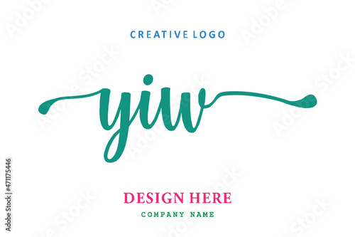 YIW lettering logo is simple, easy to understand and authoritative