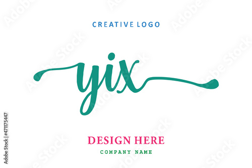 YIX lettering logo is simple, easy to understand and authoritative