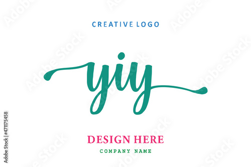 YIY lettering logo is simple, easy to understand and authoritative