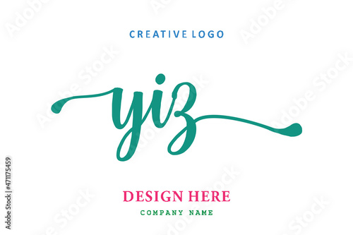 YIZ lettering logo is simple, easy to understand and authoritative