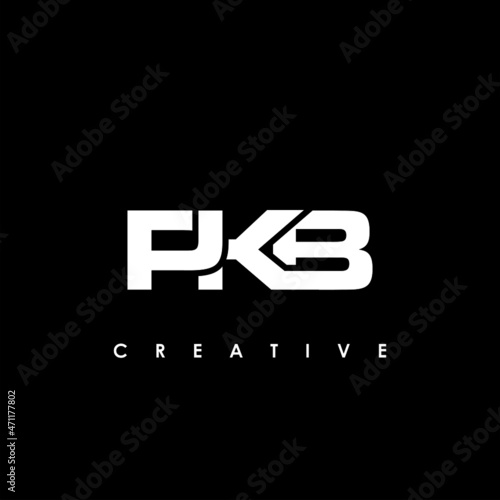 PKB Letter Initial Logo Design Template Vector Illustration