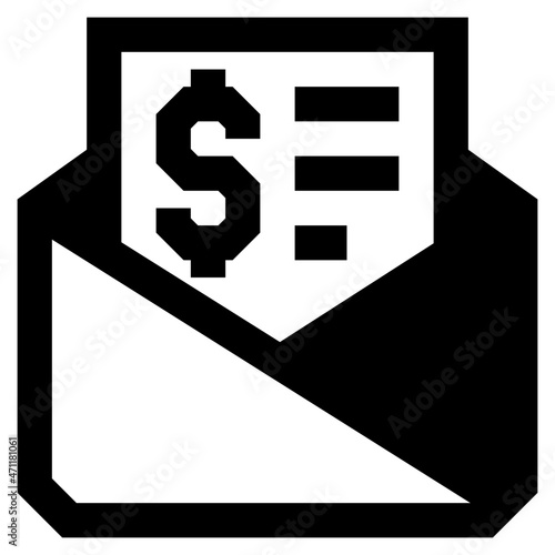 money envelope icon illustration