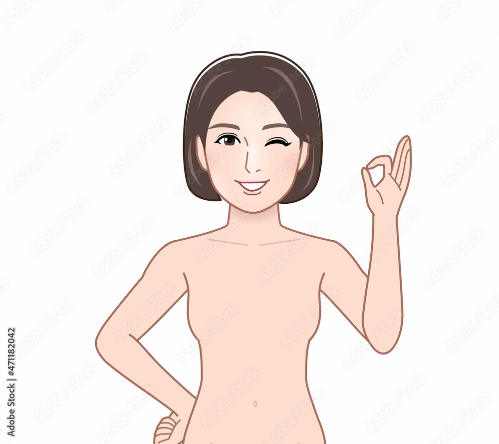 裸の女性 裸の女性