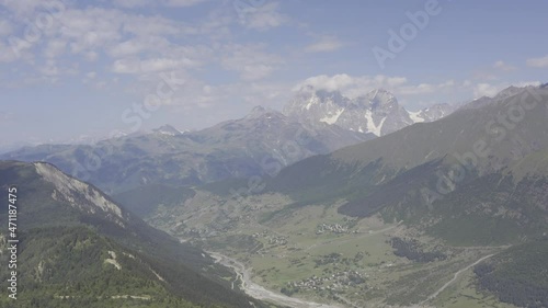 Aerial, Kabardino Nature Reserve, Georgia photo