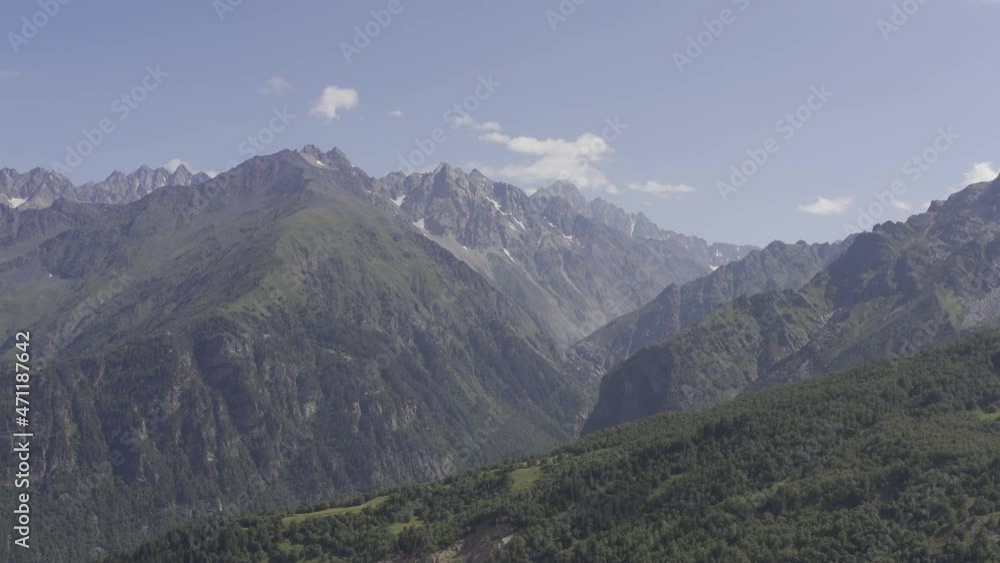 Aerial, Kabardino Nature Reserve, Georgia