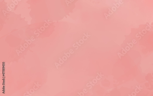 pink background with space Pink coral abstract blurred background, soft color. Paper with pink watercolor paint applied to the entire screen