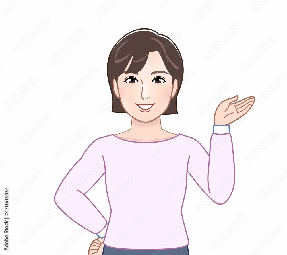 ピンクの長袖を着た女性 ピンクの長袖を着た女性