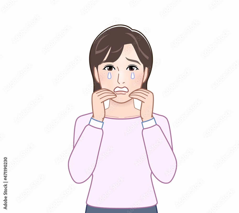 ピンクの長袖を着た女性 ピンクの長袖を着た女性