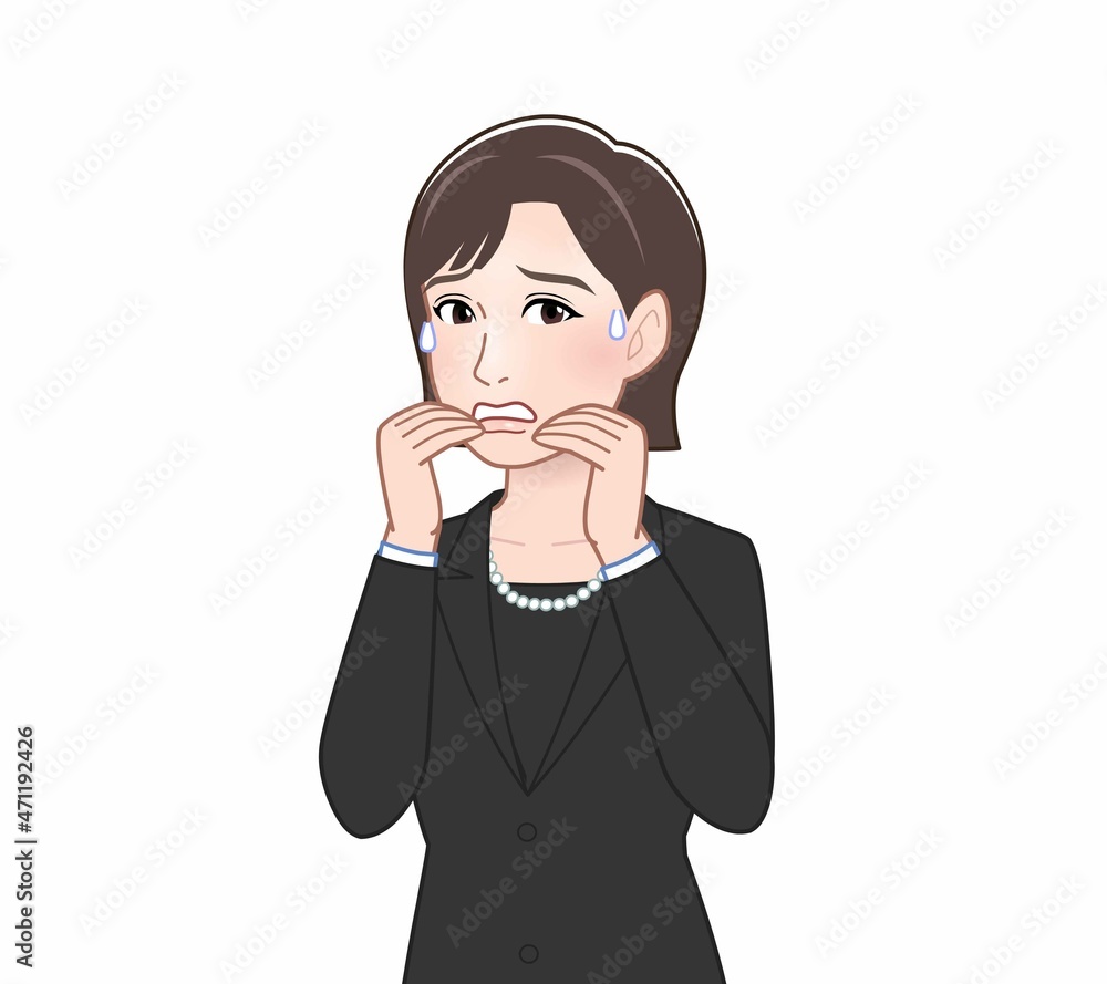 フォーマルスーツの女性 フォーマルスーツの女性