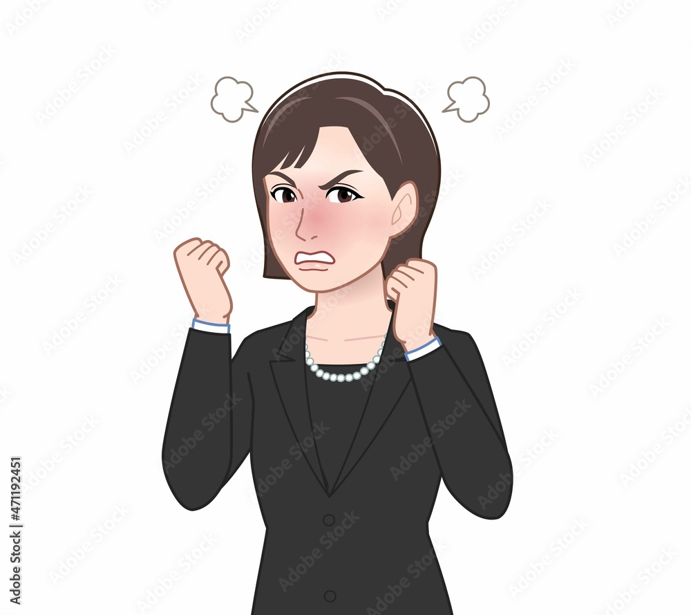 フォーマルスーツの女性