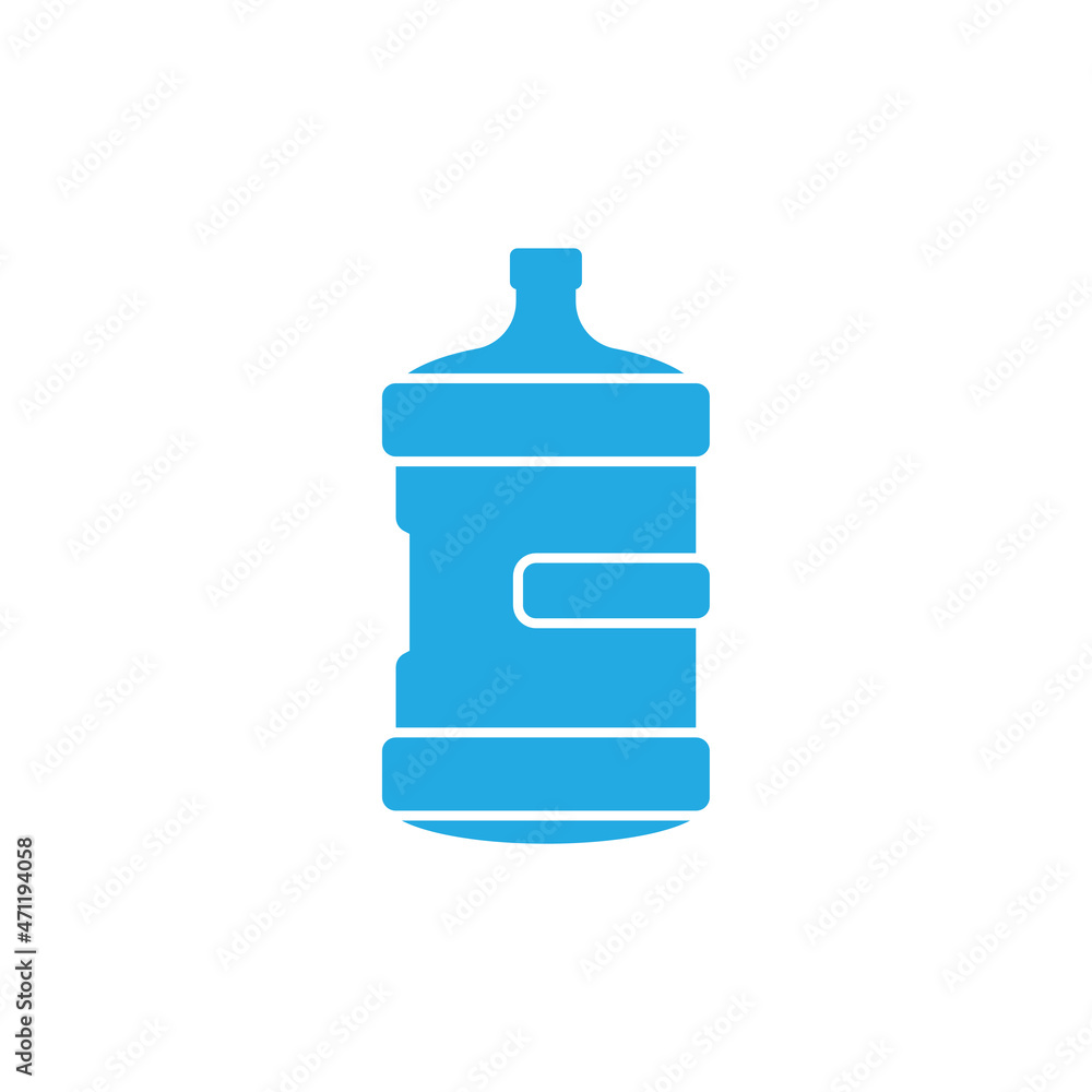 Water gallon icon design template vector isolated illustration Water gallon icon design template vector isolated illustration