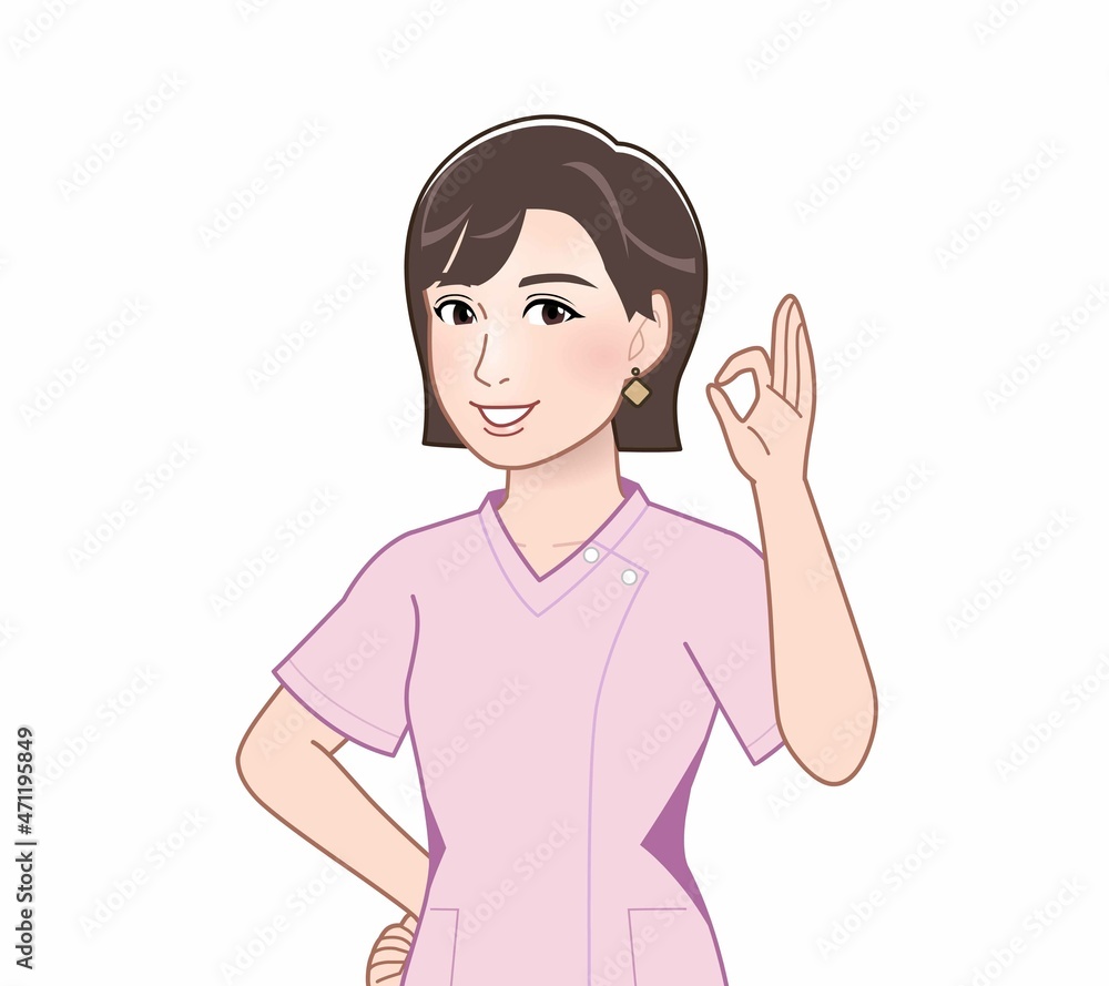 看護師の女性