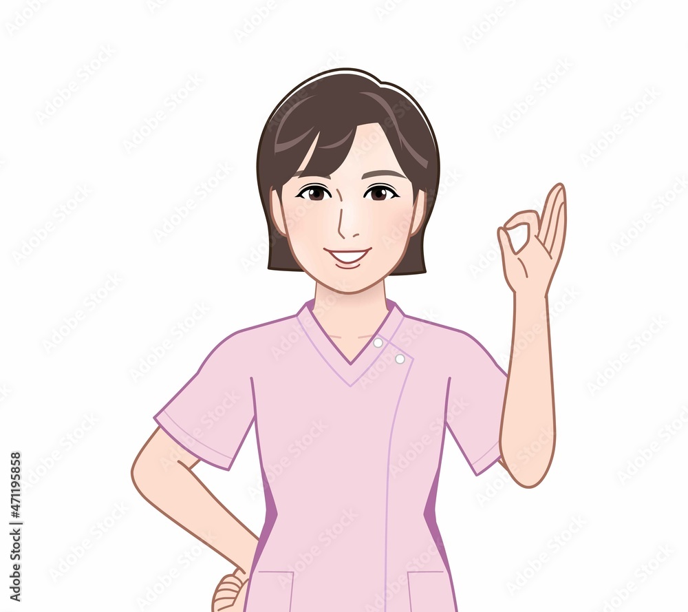 看護師の女性 看護師の女性