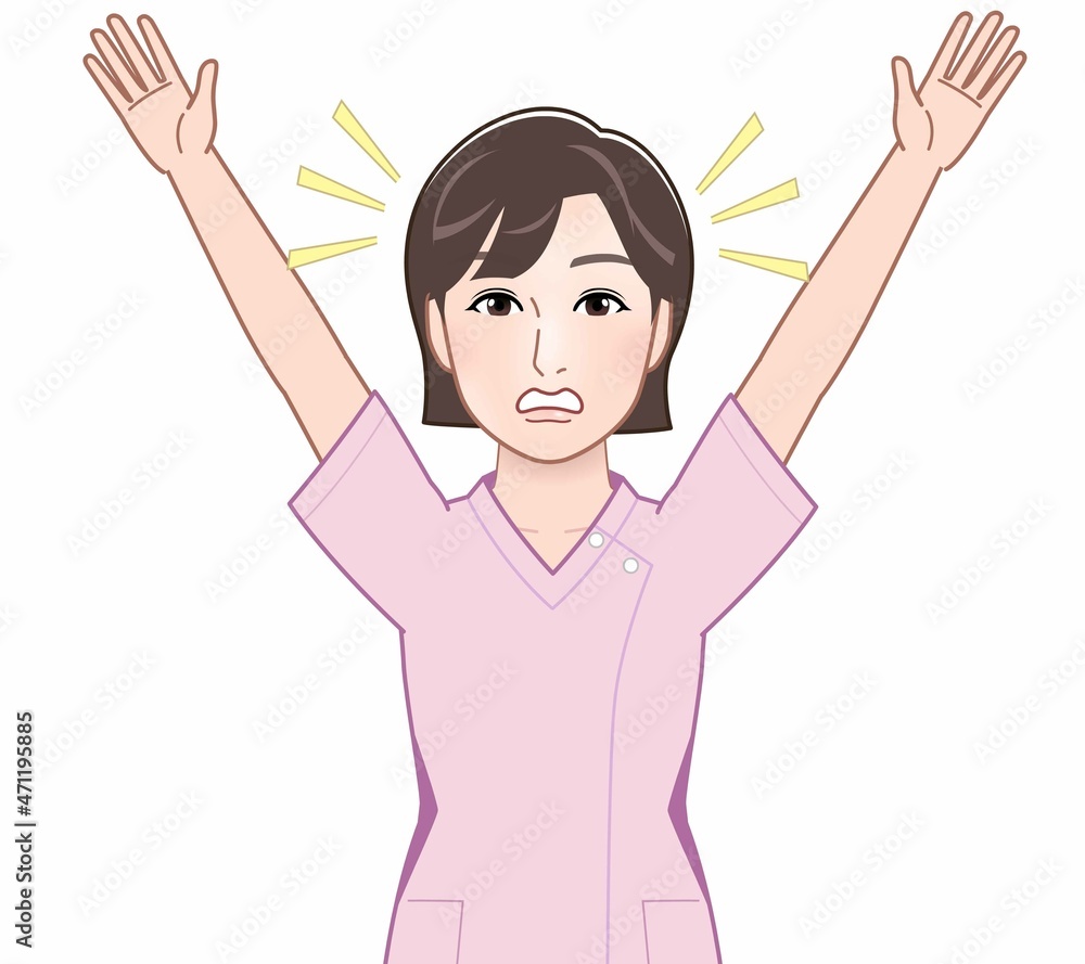 看護師の女性 看護師の女性