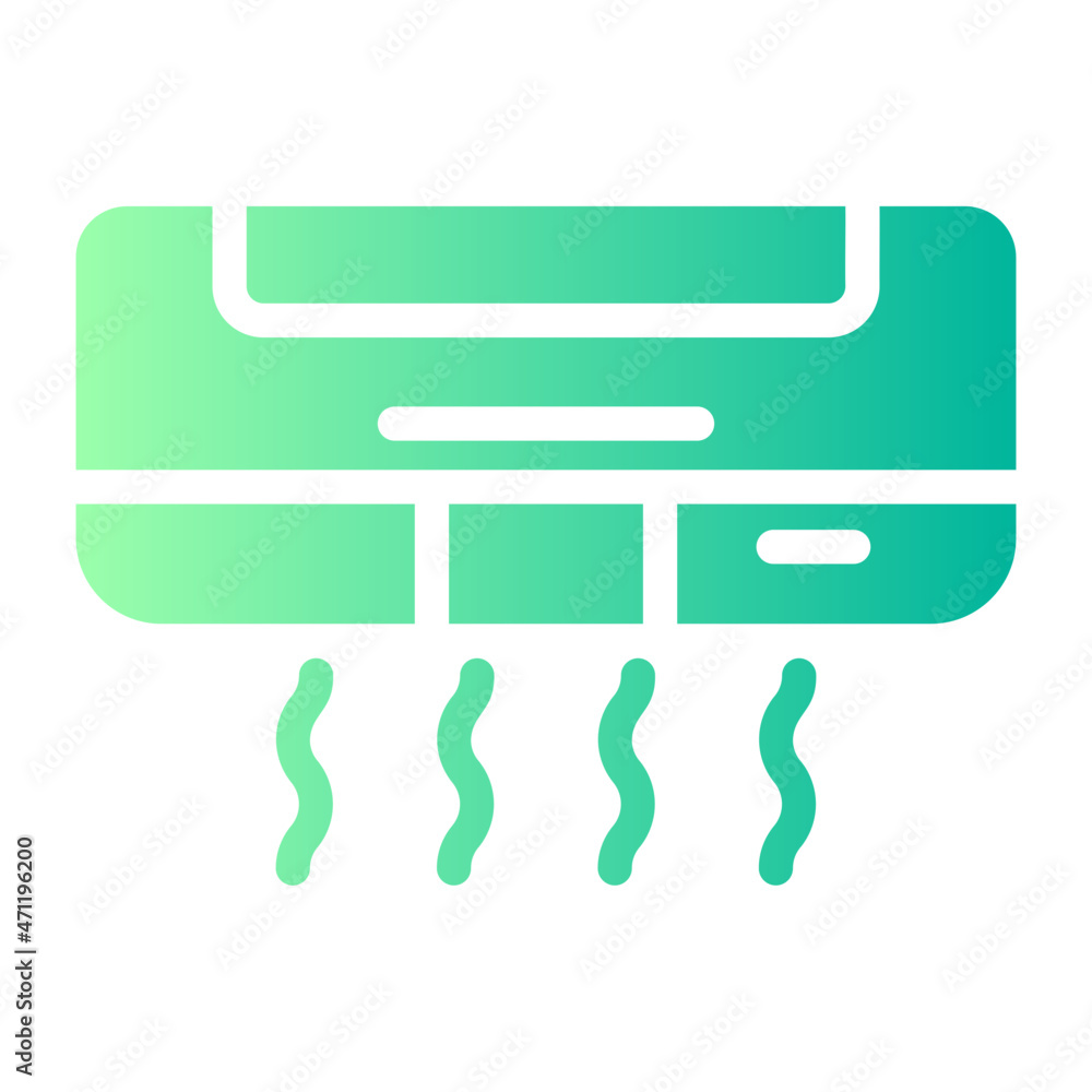 ac gradient icon ac gradient icon