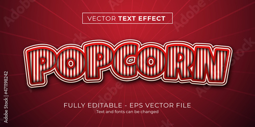 Popcorn text effect