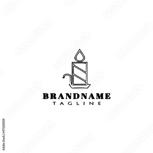 chandelier logo cartoon icon design template isolated vector illustration