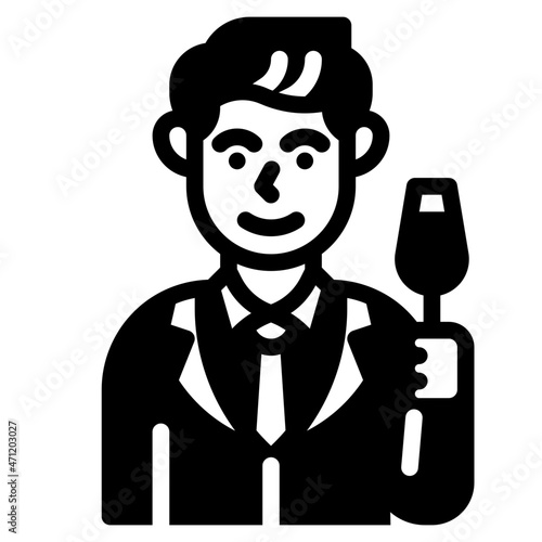 guest glyph icon