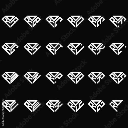 DRA to DRZ letter logo creative design, Multiple triple letter logo design, ORA to ORZ letter logo creative design, Multiple triple letter logo design