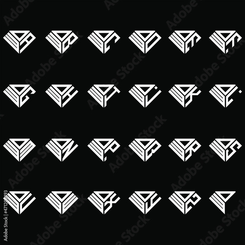 DWA to DWZ letter logo creative design, Multiple triple letter logo design, OWA to OWZ letter logo creative design, Multiple triple letter logo design