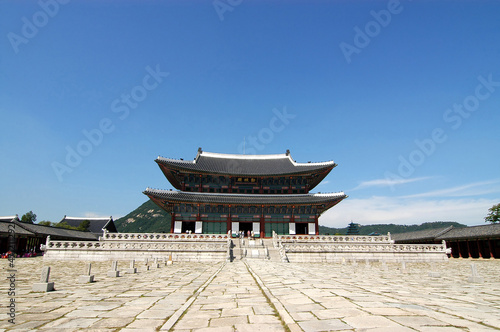 Gyeongbokgung Palace Geunjeongjeon - Seoul, Korea (The Chinese character 