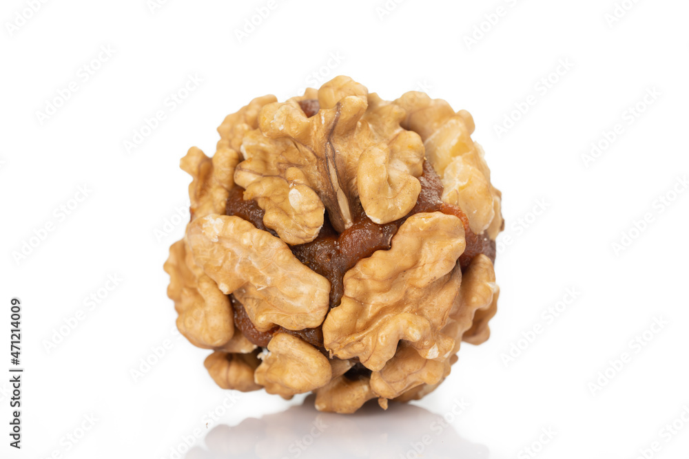 Turkish dessert cezerye with walnuts or pistachio Turkish dessert cezerye with walnuts or pistachio