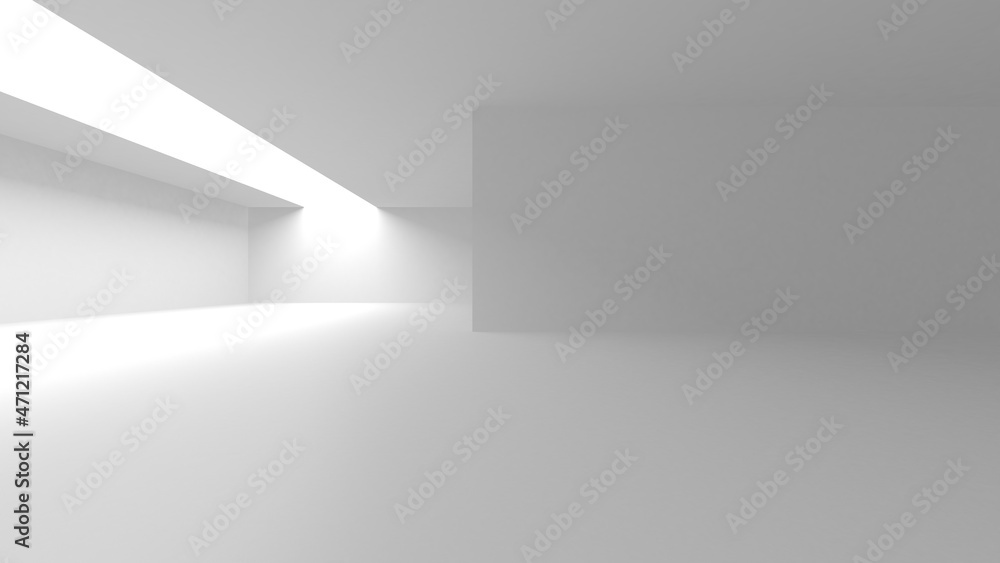 Abstract White Architecture Design Concept Abstract White Architecture Design Concept