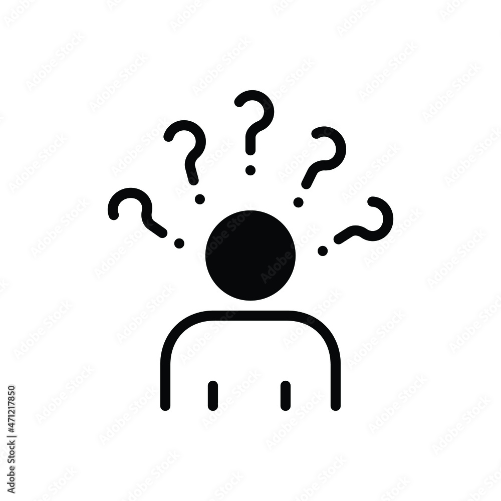 Black solid icon for consideration Black solid icon for consideration