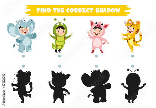 Find The Correct Shadow Activity