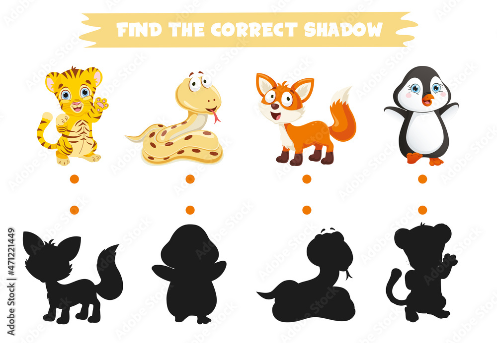 Find The Correct Shadow Activity