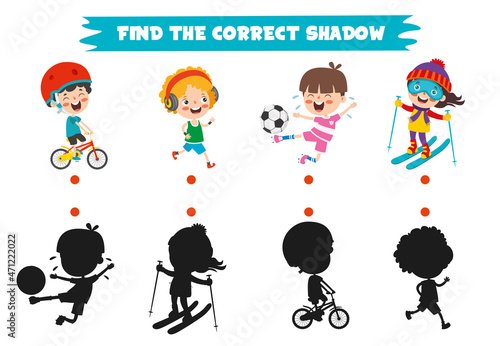 Find The Correct Shadow Activity
