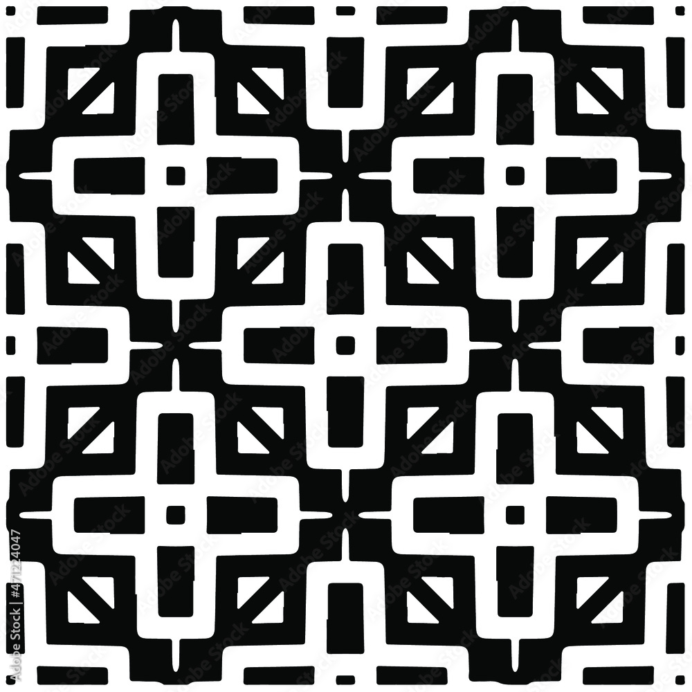 Decorative abstract pattern. Black and white seamless geometric pattern.Pattern for fashion, fabric, apparel dress, textile, background, wallpaper, digital printing. Decorative abstract pattern. Black and white seamless geometric pattern.Pattern for fashion, fabric, apparel dress, textile, background, wallpaper, digital printing.