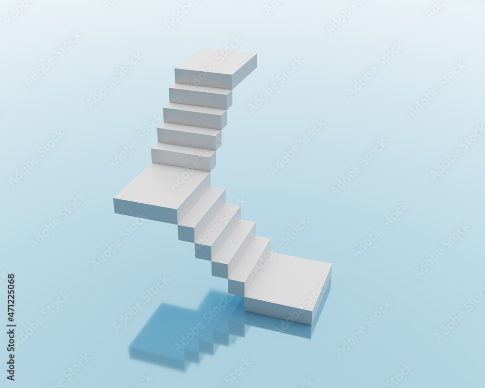 Abstract staircase. Stairs with steps, business concept Abstract staircase. Stairs with steps, business concept