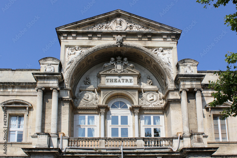 façade du théâtre
