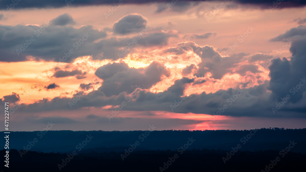 Landscape of the sky during twilight or sunset. Landscape of the sky during twilight or sunset.